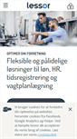 Mobile Screenshot of lessor.dk